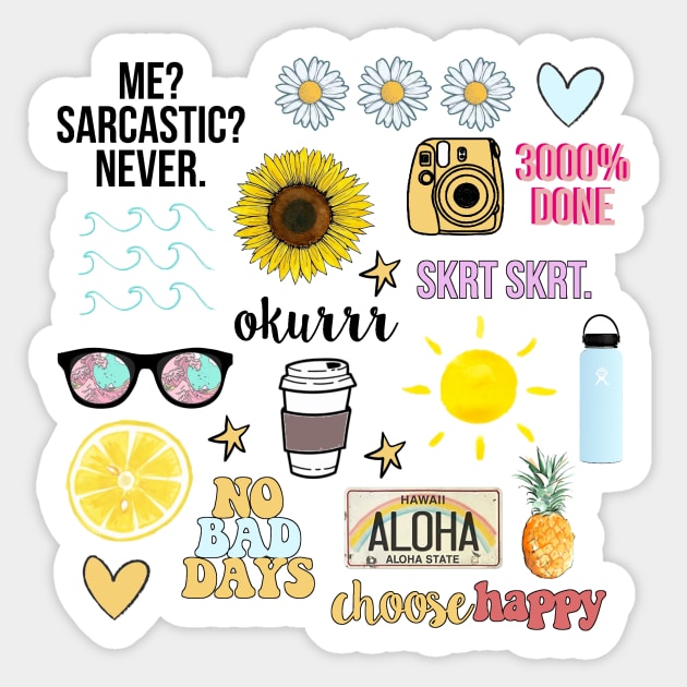 VSCO girl Pack Sticker by amariei